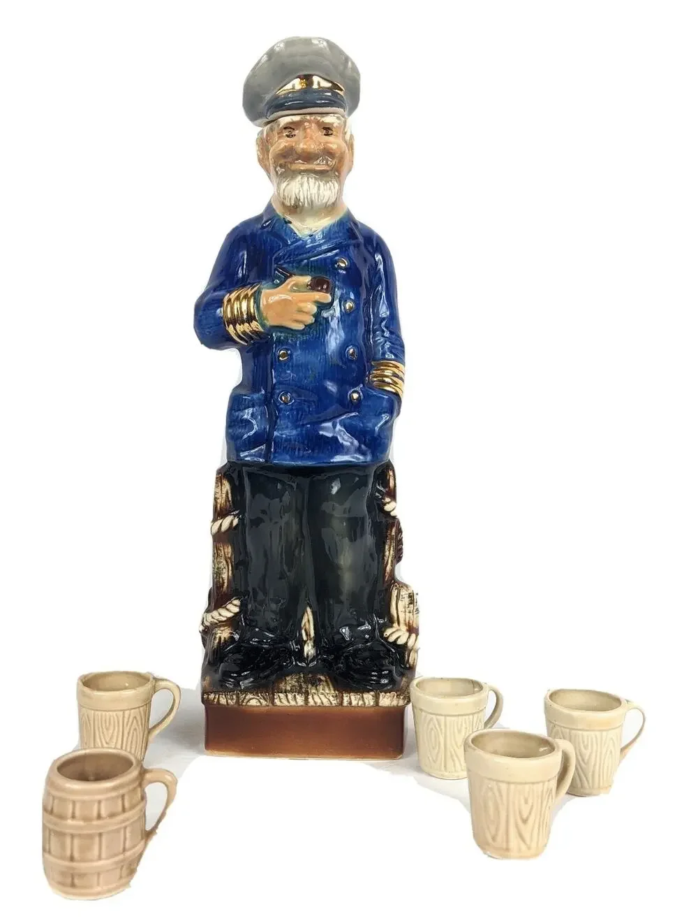 Ezra Brooks Captain Sailor Liqueur Decanter